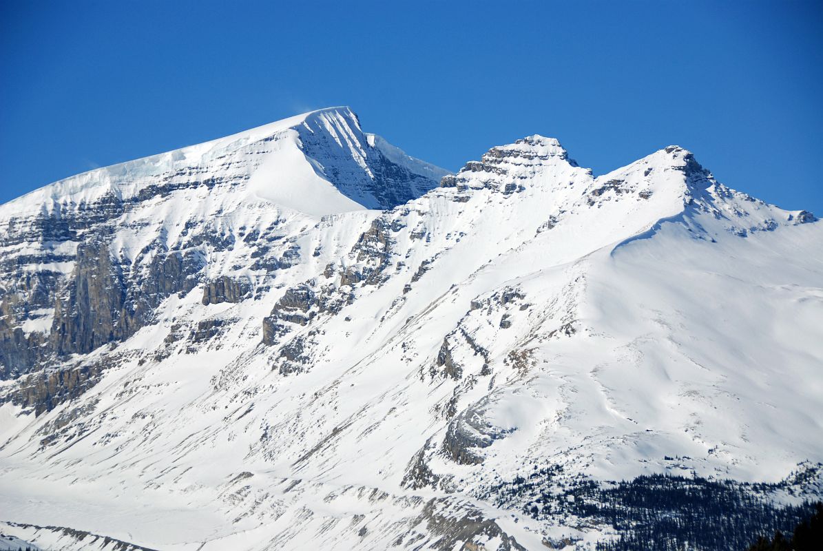 11 Mount Kitchener and Mount K2 From Just Before Columbia Icefields On Icefields Parkway